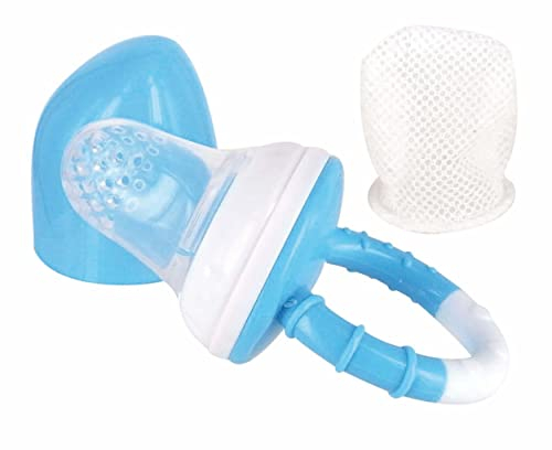 dBb-Remond Discovery Lebensmittel Schnuller, blau transparent