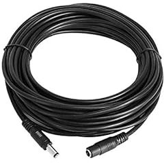 Hiseeu 30ft (10m) DC Power Extension Cable, 5.5mm x 2.1mm, 12V Extension Cord for Security Cameras, IP Camera, Standalone DVR, LED Display, Router, Invoice Printer