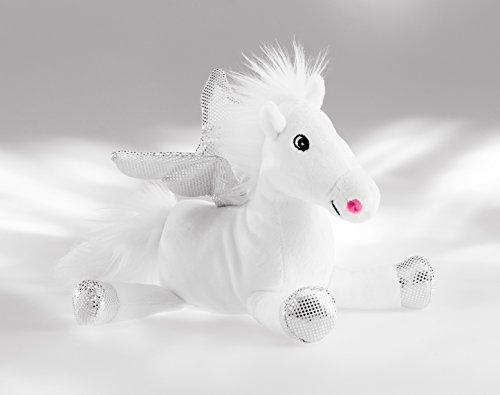 Schaffer Knuddel mich! 5533 Pegasus Fantasy Rudolf Schaffer Collection Plüsch Pferd, Weiß, 38 cm