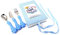 Set 3 Cubiertos Acero Inoxidable 18/10 Infantil Caja Disney Dumbo Plata Ley 925M Bilaminada Azul