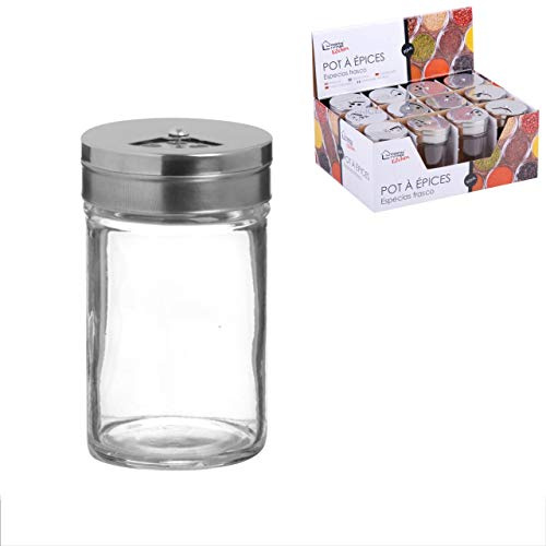 Urban Living Aufbewahrung – Gewürzglas aus Glas, 90 ml, Display