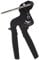 Metal Cable Tie Gun, Stainless Steel Cable Tie Gun and Zip Tie Tool, Metal Tie Wrap Gun Cable Tie Tool for Stainless Steel Cable Ties, Black