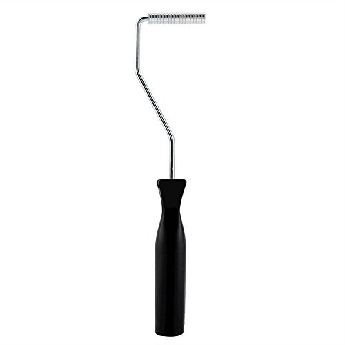 Juego de Rodillos de Fibra de Vidrio Manija de ABS Rodillo de Laminado de Burbujas de Fibra de Aleación de Aluminio Trabajo de Resina GRP FRP Vidrio Herramienta Paleta de Burbujas(10 * 50mm)