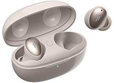 1MORE ColourBuds True Wireless Earbuds, Premium Bluetooth Earphones with Super Light-Weight Design, IPX5 Water Resistant, 22H Playtime, and Dual ENC Mic, for Workout, Sports, Home Office, Gold