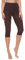 Merry Style Damen Leggings 3/4 aus Baumwolle mit Stretch – Leichte Capri Leggings Damen aus atmungsaktiver, elastischer Baumwolle, ideal für Yoga Sport Freizeit Reisen MS10-199 (Braun,4XL)