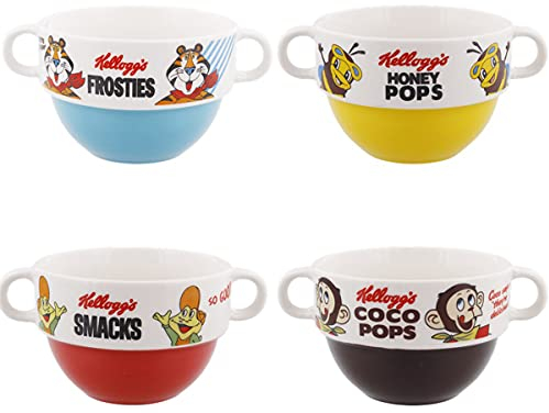 Kellogg`s Retro Vintage Egg Cup and Bowl Set (2 Pieces)