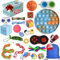 Fidget Toys Set – Anti Stress Spielzeug für Erwachsene und Kinder – French Way Skills Set zur Stressbewältigung und Konzentrationssteigerung – Enthält Pop It Stressball Fidget Cube und Akupressur Ring