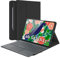 Earto Teclado Samsung Galaxy Tab S8, Smart Touchpad, soporte para lápiz capacitivo, Samsung Tab S7 funda con teclado SM-X700/X706/T870/T875, negro