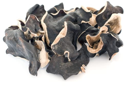 Dry Black Fungus 120g | Premium Dried Wood Ear Mushroom | Edible Asian Fungus | Rich in Fibre & Iron | Ideal for Soups & Stir-Fries