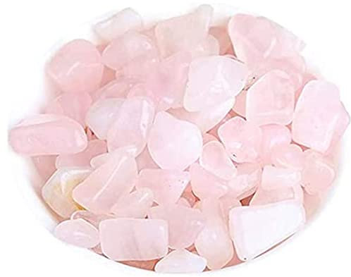 GIVBRO Galets décoratifs pour aquarium Mini jardin pour micro paysage, gravier, rivière, allée, rose, 100 g