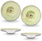 Wilmax - Piatti fondi SPIRAL - 2 pezzi - Eleganti - Moderni - Porcellana smaltata - Resistenti ai graffi - Lavabili in lavastoviglie - Per zuppe, insalate - Idea regalo - Diametro: 24 cm