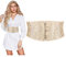 SUOSDEY Damen Aprikose Korsett Gürtel, Breite Taille für Kleid Cosplay Krawatte Waspie