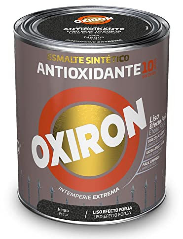 Oxiron Esmalte Antioxidante Liso Efecto Forja Negro 250 ml