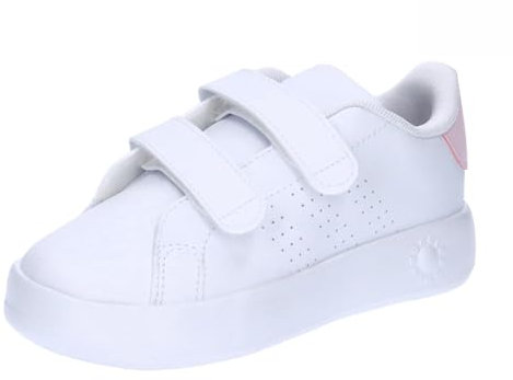 Adidas Mixte bébé Advantage Shoes Kids, Cloud White/Cloud White/Clear Pink, 25 1/2 EU