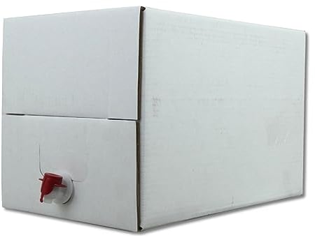 20 Litre Bag in Box Drinks Container Dispenser for Wine Beer Cider Water Plain White (1)