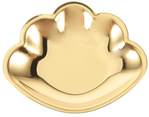 Decor Tray Decorate Jewelry Holder Metal Plate Shell Light Luxury Stainless Steel Girl