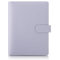 SKYDUE A5 Binder - Ringbuch Aus Kunstleder, Nachfüllbar, Budget Binder, Notizbuch (Innenpapier Nicht Enthalten), Organizer Für Büro, Schule Und Reisearbeit (Violett)
