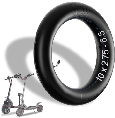 Felixstory 10 x 2,75 cm, 10 Zoll, Roller, Schlauch, kompatibel mit 10 x 2,70 – 6,5, 255 x 70, 70/65 – 6,5 Zoll, Außenreifen, geeignet für Smartgyro Speedway v2/v3, Dualtron 3 und andere Elektroroller