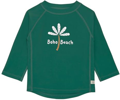 LÄSSIG Unisex Baby Rashguard Langarm Rash-Guard-Shirt, Grün, 74/80