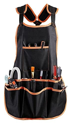 LJHSSNUE Delantal Trabajo Delantal de trabajo Bolsillos Cinturón de herramientas Delantal de trabajo y Delantal de trabajo for mujeres para Hombres y Mujeres
