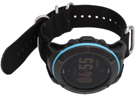 Computer subacqueo nero, orologio subacqueo in acciaio inossidabile 316 K1, per immersioni a profondità 100 M, registrazione dei dati in tempo reale