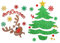 Pegatinas de Navidad para Puertas y Ventanas - Decoración con Reno y Árbol - Bricolaje para Vidrios