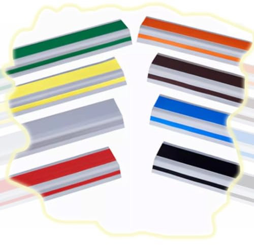 IMUNKT 1M Winkelprofil Treppenkantenprofil Selbstklebend AntiRutsch Gummi Treppenprofil L Profil Winkelleiste 60x30mm 50x25mm Für Holz, Fliesen, Vinyl(Yellow,W6cm/2.4in)