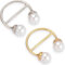 AFCJLTO 2 Pièces de Broches de Femme Broches de Pull et de Châle Broches avec Cristal et Perle Faux, attache traine robe de mariée, pour Châle Robe Col Cardigan