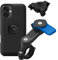 Quad Lock Motorcycle Handlebar Mount Kit with Vibration Dampener and MAG Phone Case for iPhone 16 Plus