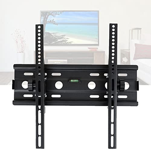 Tilt TV Wall Mount Bracket for 32-55 Inch OLED LCD LED Curved Flat Screen Large TVs, Ultra-Strong Tilting TV Mount, Max VESA 400x400mm Loading 50kg/110LBS, Black