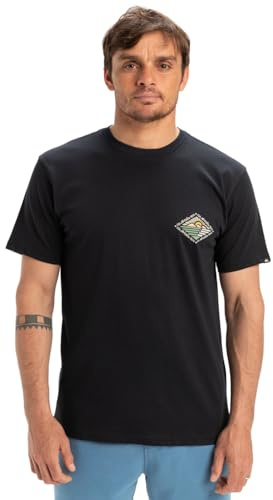 Quiksilver Evo Future Islands - T-Shirt - Männer - L - Schwarz.