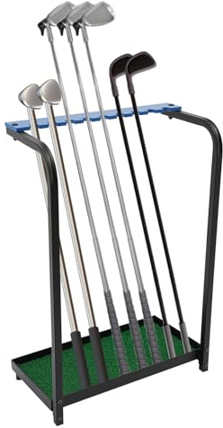 NoneDanGee Golfschlägerständer, Golfschläger Organizer für 8 Schläge, Stabil Golf-Putterständer Golf-Zubehör, Golfschläger Rack, Ausstellungsregal, Golf-Regal, 50 * 27.5 * 72cm
