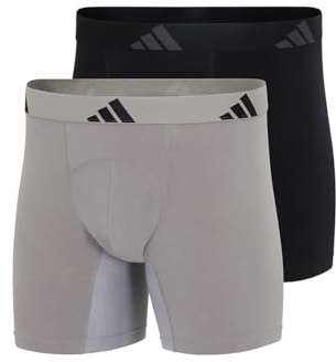 adidas Herren Ergonomic Boxer Brief (2 Pack) - Active Flex Cotton Ergonomic - Boxershorts - Bequeme Unterwäsche
