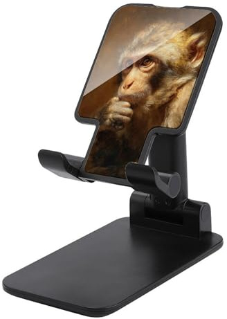 Jubonexis Thoughtful Monkey Handy-Ständer, faltbar, verstellbar, für den Schreibtisch