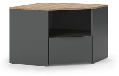 Vicco Credenza bassa Wido, Antracite, 68 x 50 cm