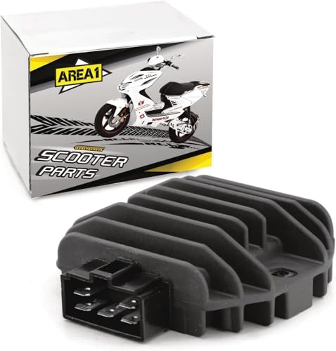 Area1 Spannungsregler Gleichrichter 12V kompatibel mit Aprilia RS4 125 Replica, SR 50R, Grande 250, MXV 450, Di-Tech 50, Mojito 125, Sport City 125 200 250 (Cube/One) AD 125 250, G, Atlantic 125 250