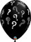 Qualatex Riesenballons Fragezeichen question Marks Babyparty Babyshower, ca. 40 cm Durchmesser, 5 St.