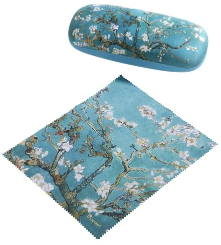 Goebel Brillenetui Artis Orbis Vincent van Gogh - Mandelbaum, Größe: 16x6x4,5cm, inklusive Mikrofasertuch, 67-060-92-1