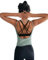 OYANUS Haut d'entraînement d'été sexy dos nu pour femme, maillot de yoga, vêtements de sport, course à pied, gym, séchage rapide, vert, Taille S