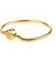 Gnoce Klassisches Charm Armband mit Runder Verschluss Schließe 925 Sterlingsilber Der Moment, den ich Sie treffe Elegantes Schlangenkette für Damen Herren (4Gold, 19)