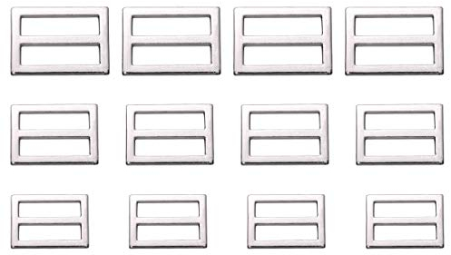 Supvox 30 stücke Metallschieber Schnallen Einstellung Zink-Legierung Roller Schnallen Platz Ring für Gürteltaschen DIY Zubehör (25mm 30mm 35mm)