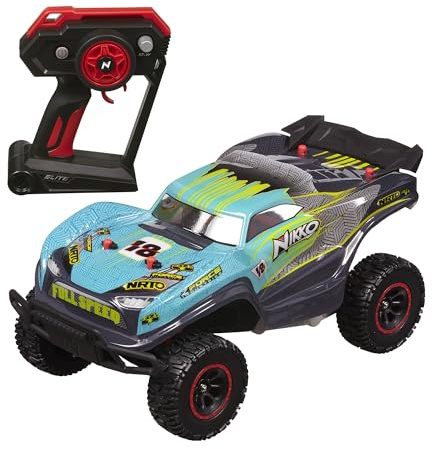 Nikko 10072 Elite Trucks, Coche teledirigido teledirigido, vehículo Todoterreno hasta 20 km/h, con Carga rápida USB, Potente Motor y diseño Robusto, para niños a Partir de 8 años y Adultos, Aprox. 30