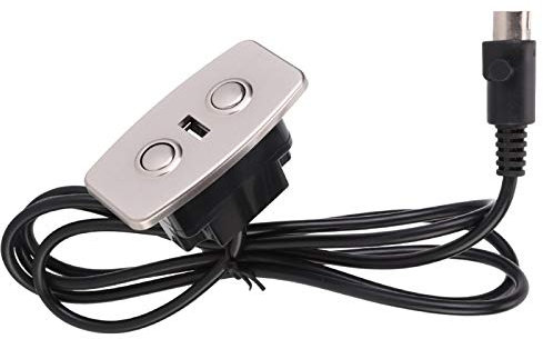 Stuhlschalter, elektrische Liegestuhl-Sofa-Steuerung, 2-Tasten-Schalter Fernbedienung Handschalter-Controller-Tastenschalter mit Dual-USB