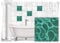 Medianlux Fliesen-Aufkleber Fliesen-Bilder Paisley Barock Nostalgie Retro Floral Türkis Bad WC Deko Folie Badezimmer Dekoration, 4 Stück, 15x15cm m22-tuerkis-115415