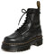 Dr. Martens 8 Eye Boot, Stivaletti Donna, Nero(Black Nappa Lux), 36 EU