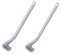 Btruely Golf Toilettenbürste Silikon WC-Bürste mit Lotuseffekt – Made in Germany – Ersatz Klobürste, Toilettenbürste (grau-2pcs)