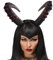 SOLUSTRE Halloween Dämon Hörner Stirnband OX Horn Gothic Steampunk Teufel Bull Hörner Kopfschmuck für Frauen Männer Mädchen Party Dekoration Cosplay Kostüm Verwenden