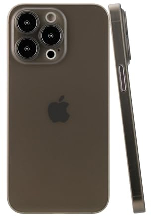 CELLBEE Ultra Dünn Hülle für iPhone 13 Pro Case 0,45mm Grau für MagSafe | Eines der dünnsten Cases weltweit: Schutzhülle in Simple Gray, 0,45mm, farbecht, für MagSafe, Voll-Kameraschutz
