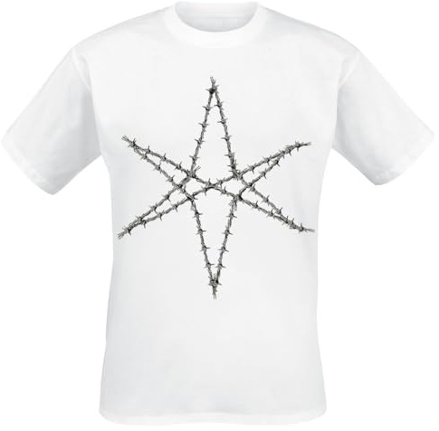 Bring Me The Horizon Barbed Homme T-Shirt Manches Courtes Blanc Regular/Coupe Standard