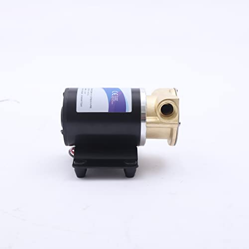 Acesunny 12V Bilgenpumpe selbstansaugend Deckswaschpumpe Wasserpumpe Tauchpumpe Brunnenpumpe Brunnen Tief Rohrpumpe Membranpumpe (12V 30L/min)